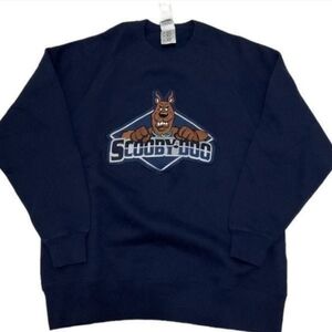 Vintage Scooby-doo Blue Sweatshirt Size M NWT